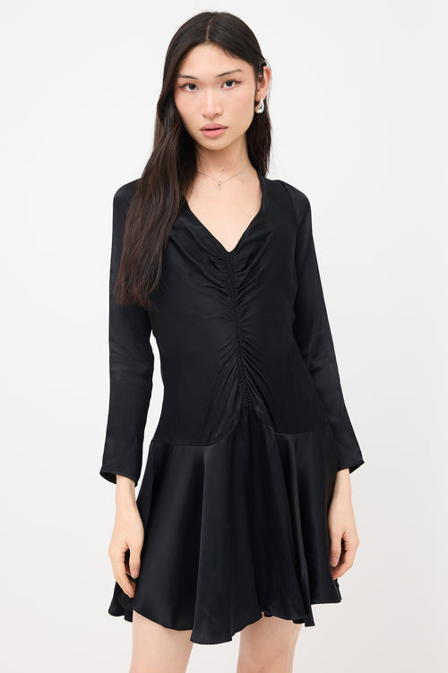 Zimmermann Satin Ruched Dress