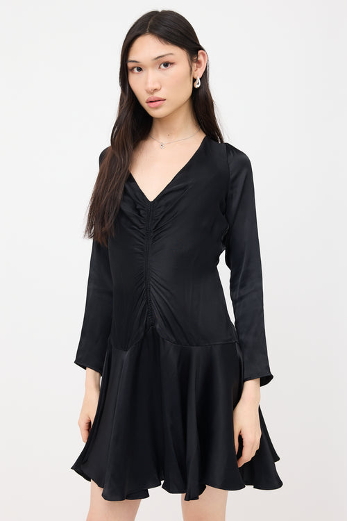 Zimmermann Satin Ruched Dress