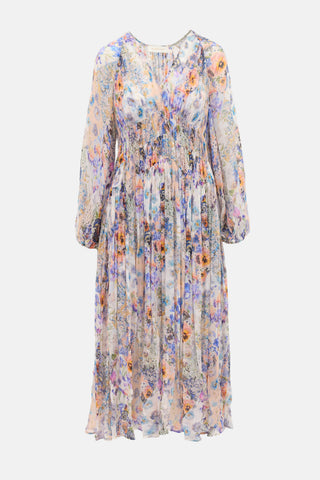 Zimmermann Sheer Floral Tama Dress