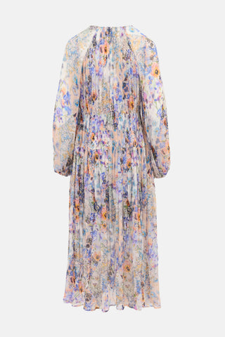 Zimmermann Sheer Floral Tama Dress