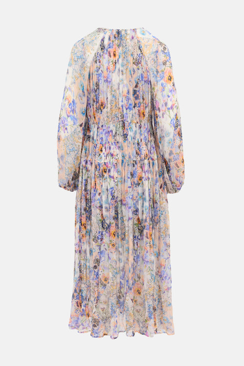Zimmermann Sheer Floral Tama Dress