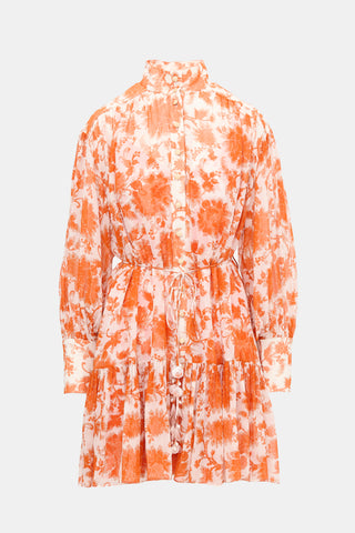 Zimmermann Sheer Floral Postcard Dress