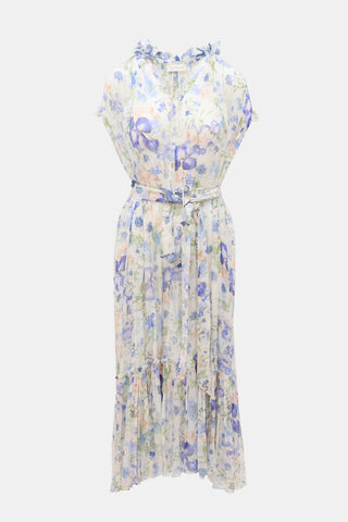Zimmermann Sheer Natura Flutter Dress