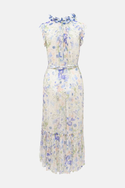 Zimmermann Sheer Natura Flutter Dress