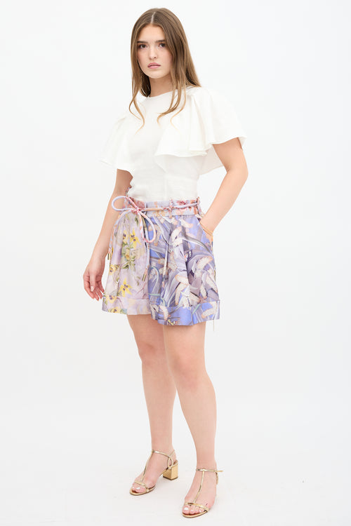 Zimmermann Silk Botanica Book Shorts