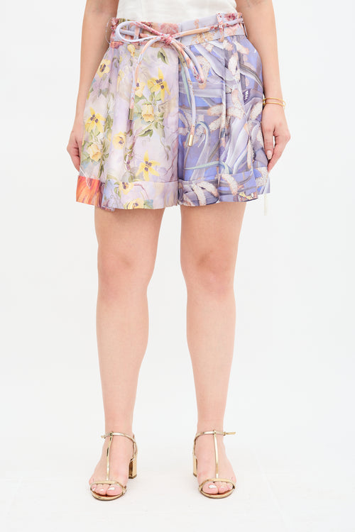 Zimmermann Silk Botanica Book Shorts
