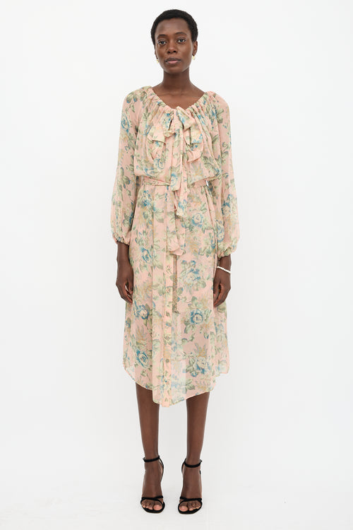 Zimmermann Silk Floral Tempest Dress