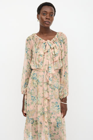 Zimmermann Silk Floral Tempest Dress