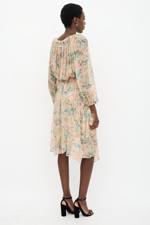 Zimmermann Silk Floral Tempest Dress