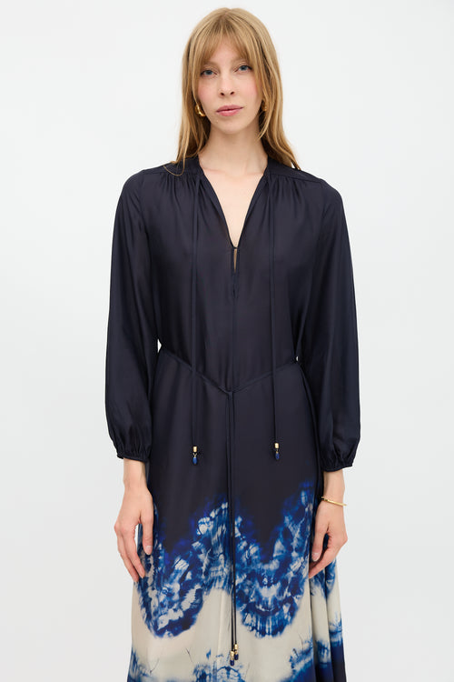 Zimmermann Silk Junie Billlow Maxi Dress