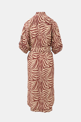 Zimmermann Silk Printed Utility Belt Dress