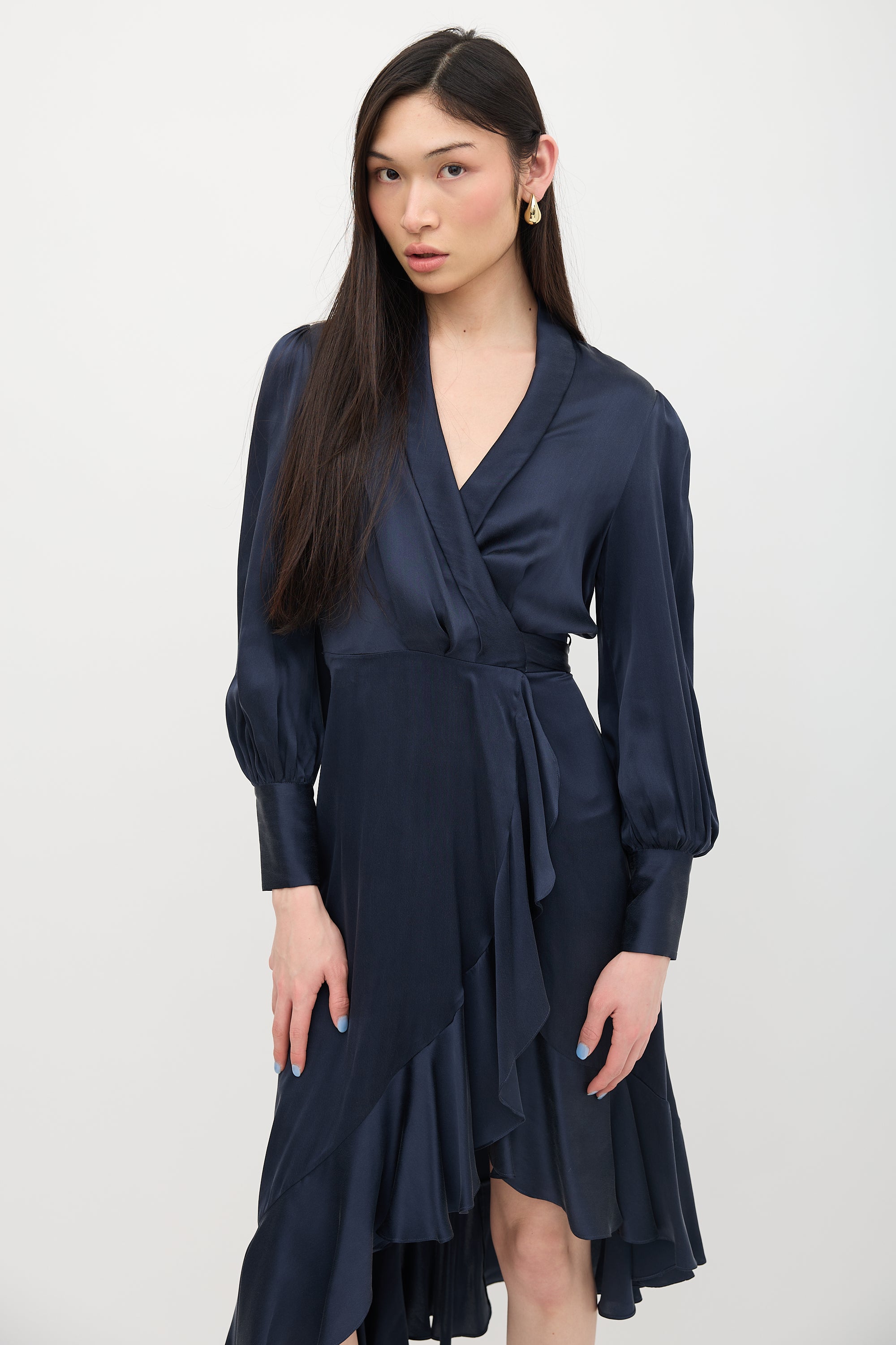 Zimmermann // Silk Ruffled Wrap Dress VSP Consignment Zimmermann // Silk Ruffled Wrap Dress VSP Consignment