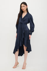 Zimmermann Silk Ruffled Wrap Dress
