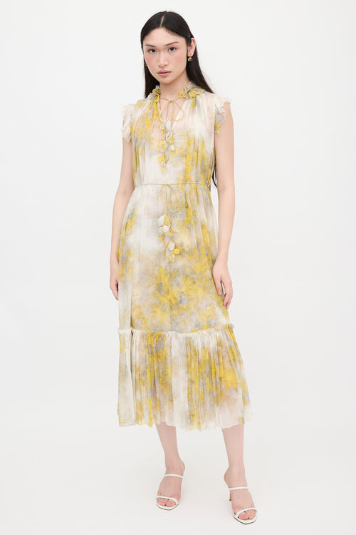 Zimmermann Silk Botanica Wattle Dress