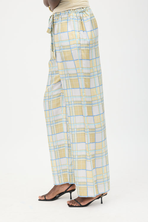 Zimmermann Silk Plaid Pant