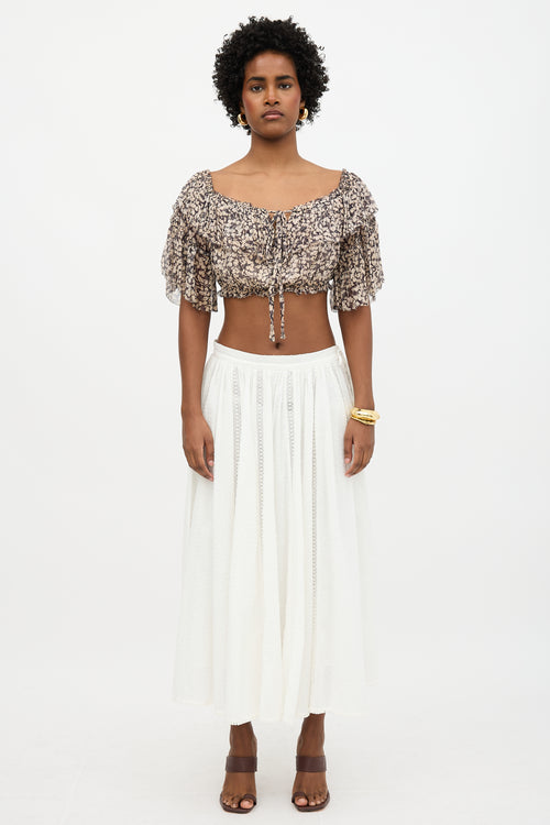 Zimmermann Silk Printed Blouse