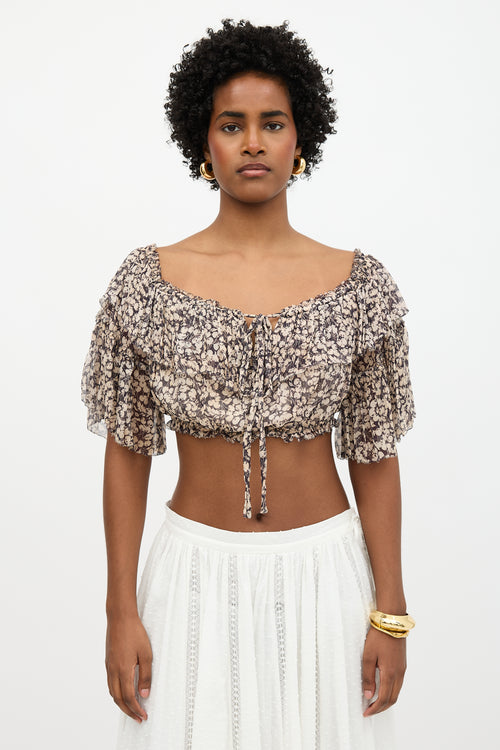 Zimmermann Silk Printed Blouse