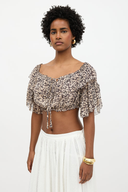 Zimmermann Silk Printed Blouse