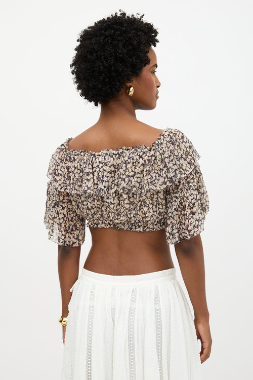 Zimmermann Silk Printed Blouse