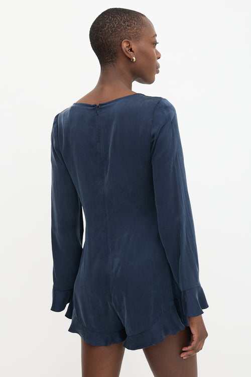 Zimmermann Silk Ruffled Romper