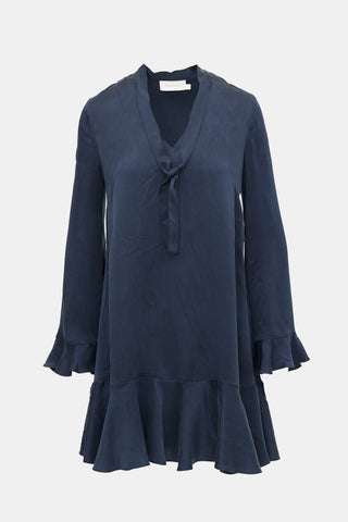 Zimmermann Silk Ruffled Mini Dress