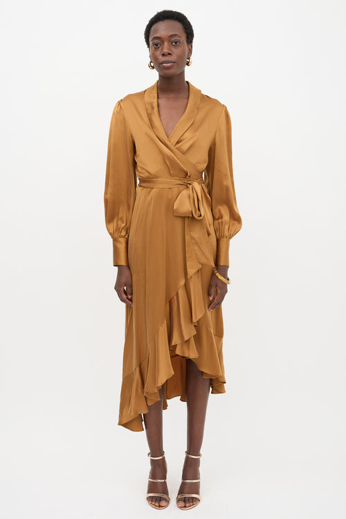 Zimmermann Silk Wrap Dress
