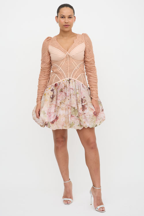 Zimmermann Silk & Linen Lace Dancer Dress