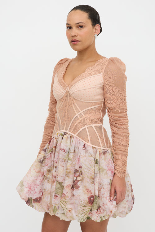 Zimmermann Silk & Linen Lace Dancer Dress