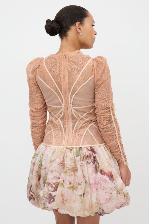 Zimmermann Silk & Linen Lace Dancer Dress