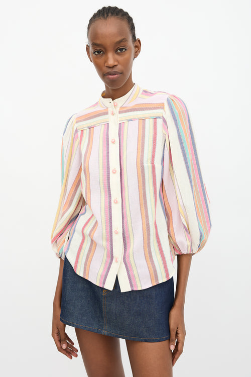 Zimmermann Striped Lexi Shirt