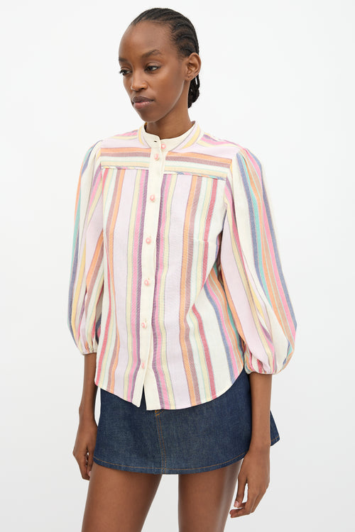 Zimmermann Striped Lexi Shirt
