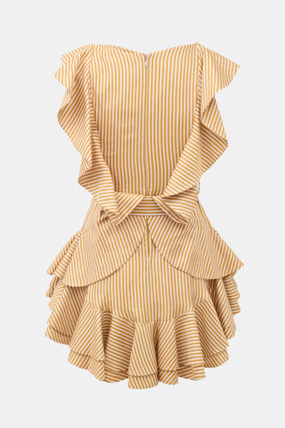 Zimmermann Striped Winsome Flounce Dress