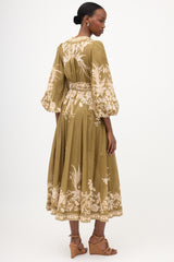 Zimmermann Voile Floral Anneke Wrap Dress