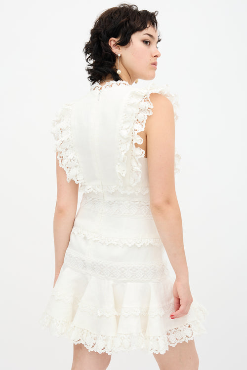 Zimmermann Wayfarer Flutter Lace Dress