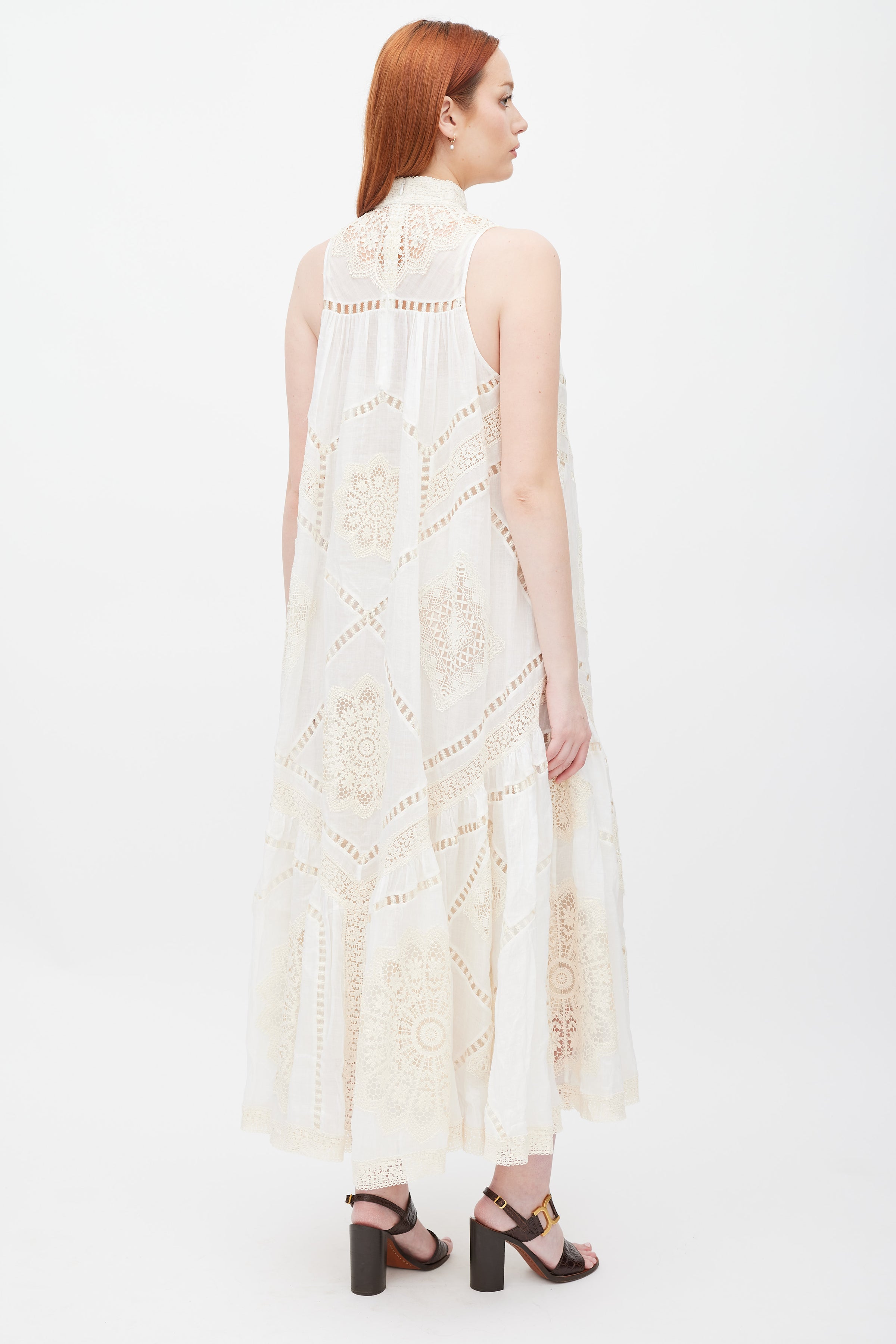 Zimmermann // Ivory Jude Crochet Trim Midi Dress – VSP Consignment Zimmermann // Ivory Jude Crochet Trim Midi Dress – VSP Consignment