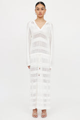 Zimmermann Crochet Hooded Dress