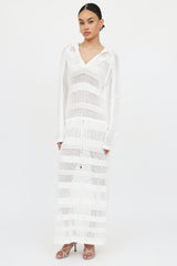 Zimmermann Crochet Hooded Dress