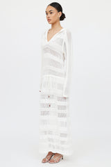 Zimmermann Crochet Hooded Dress