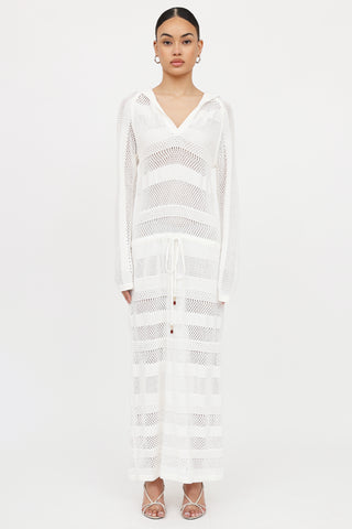 Zimmermann Crochet Hooded Dress