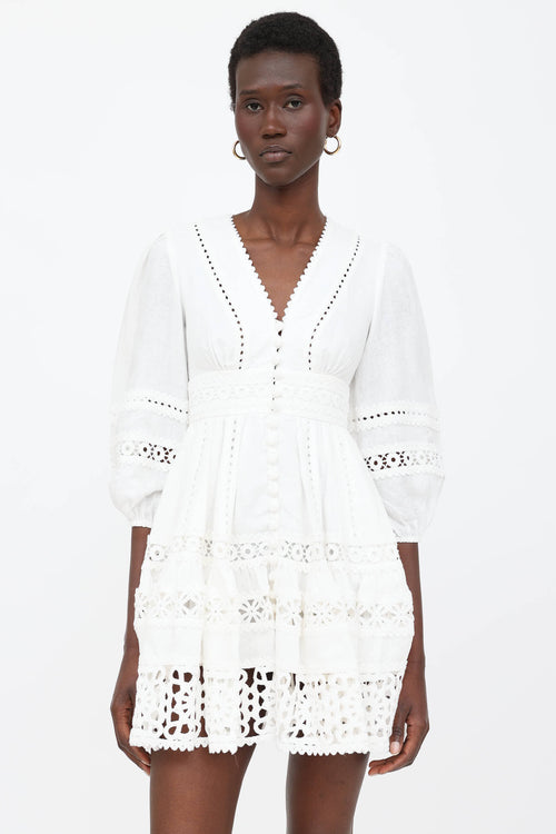 Zimmermann // Pop Crochet Lace Dress – VSP Consignment