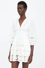 Zimmermann Pop Crochet Lace Dress