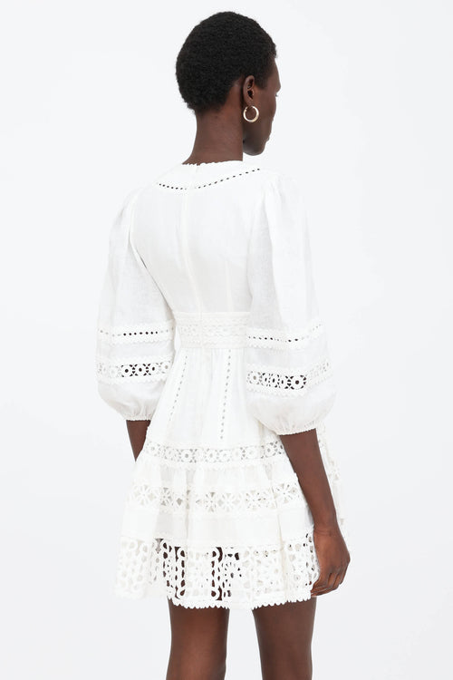 Zimmermann Pop Crochet Lace Dress