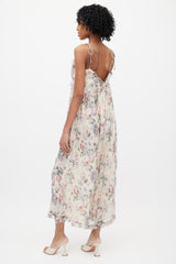 Zimmermann Yellow & Multicolour Floral Silk Jumpsuit