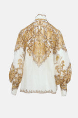 Zimmermann Zippy Button Up Top