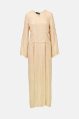 Ann Demeulemeester Floral Brocade Maxi Dress