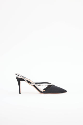 AquazzuraEden Crystal Slingback Heel
