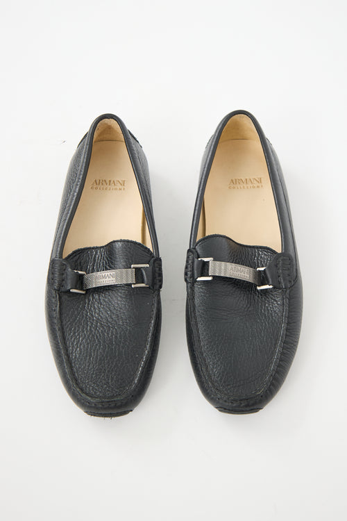 Armani Collezioni Leather Loafer