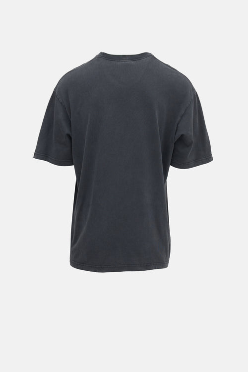 Balenciaga Embroidered XXXL Logo T-Shirt