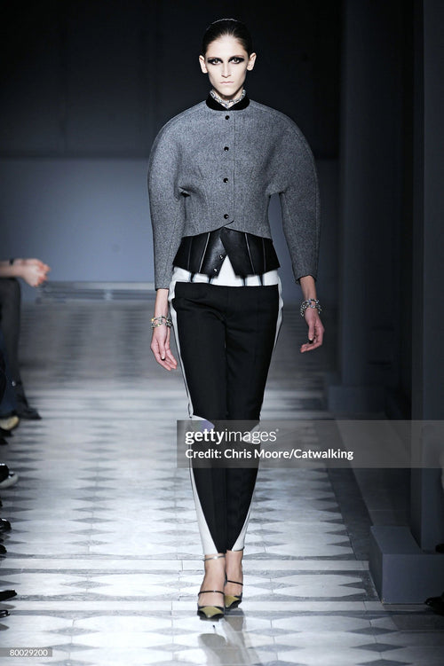 FW 2008 Leather Peplum Vest