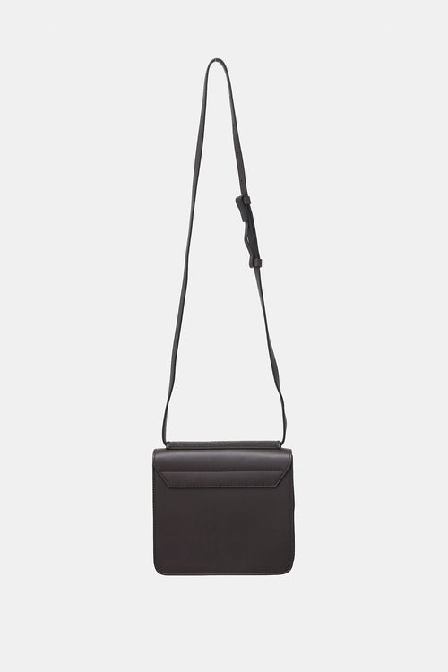 Brunello Cucinelli Leather Monili Flap Crossbody Bag